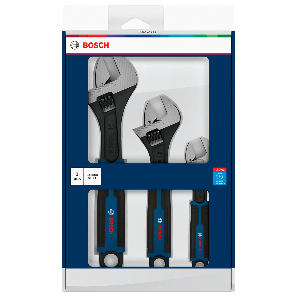 JUEGO LLAVE AJUSTABLE BOSCH 150/200/250 MM X3 PZ - 2