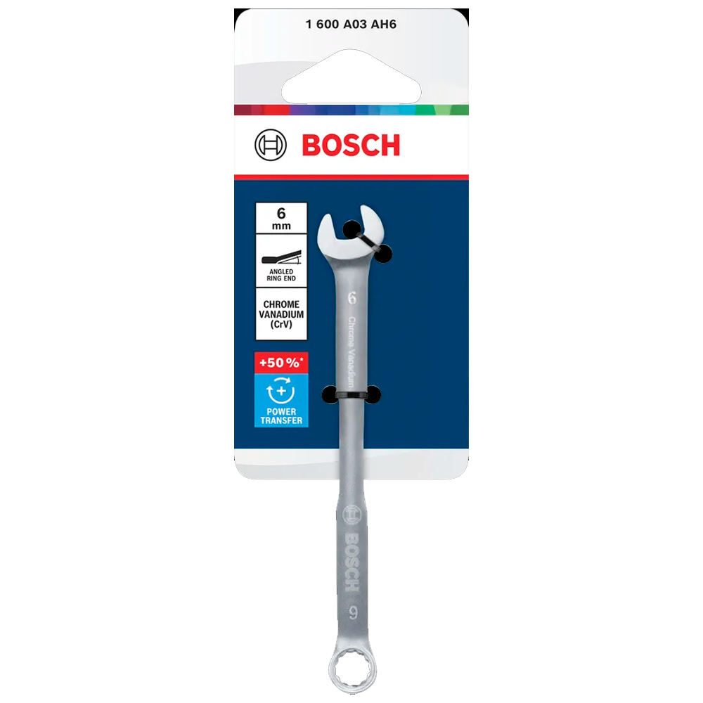 LLAVE COMBINADA BOSCH 6 MM X 102 MM 1600A03AH6 - 2