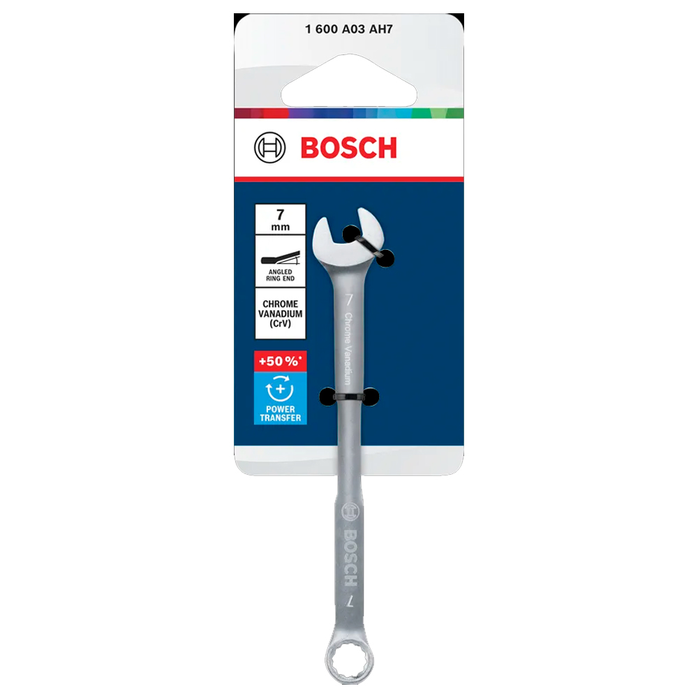 LLAVE COMBINADA BOSCH 7 MM X 111.5 MM 1600A03AH7 - 2