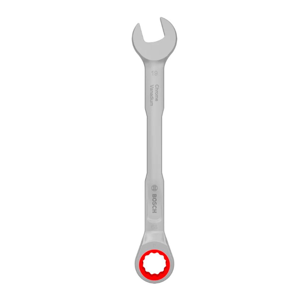 LLAVE COMBINADA C/ RATCHET 19 MM X 238.6 MM BOSCH - 1