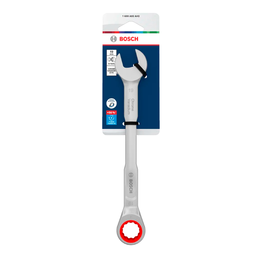 LLAVE COMBINADA C/ RATCHET 19 MM X 238.6 MM BOSCH - 2