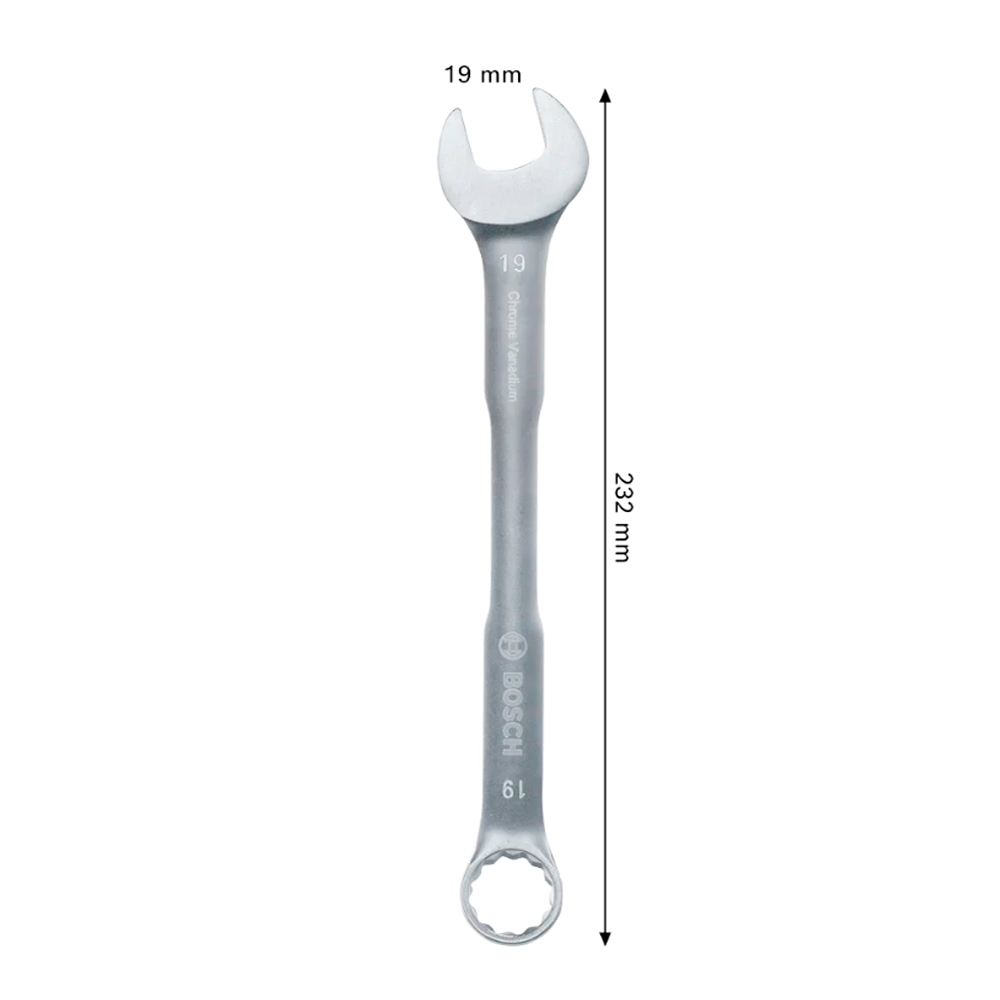 LLAVE COMBINADA 19 MM X 232 MM BOSCH - 3