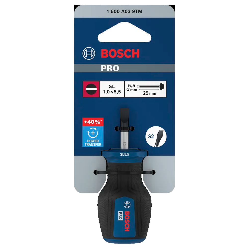 DESTORNILLADOR PRO CORTO BOSCH SL 1.0X5.5X25 MM 1600A039TM - 2