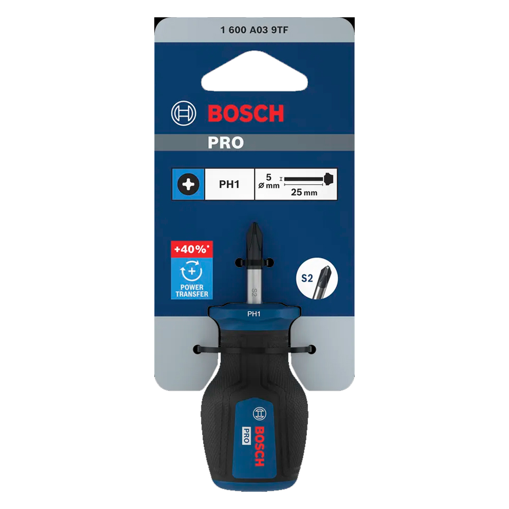 DESTORNILLADOR PRO CORTO BOSCH PH1 X 25 MM 1600A039TF - 2