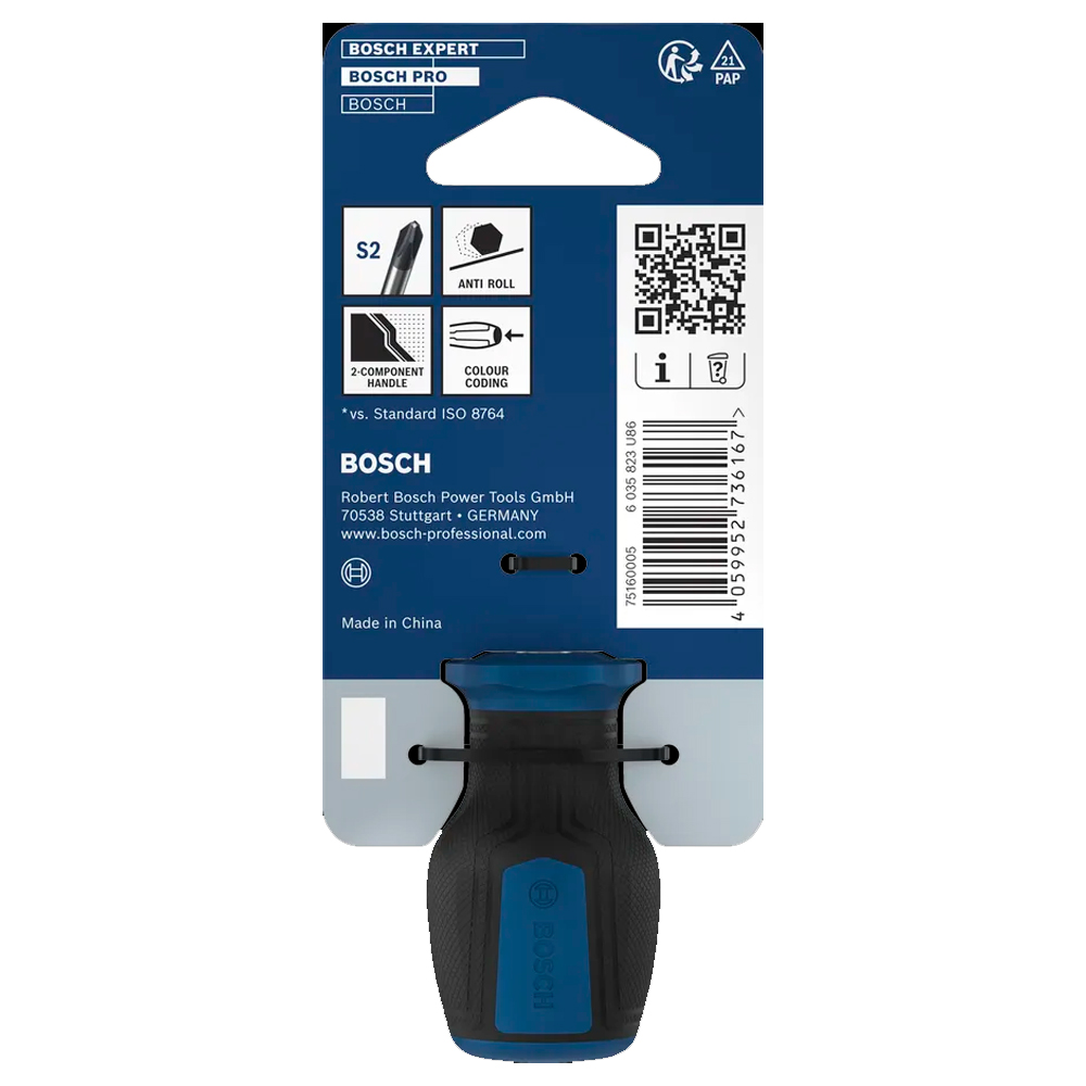 DESTORNILLADOR PRO CORTO BOSCH PH3 X 25 MM 1600A039TH - 3