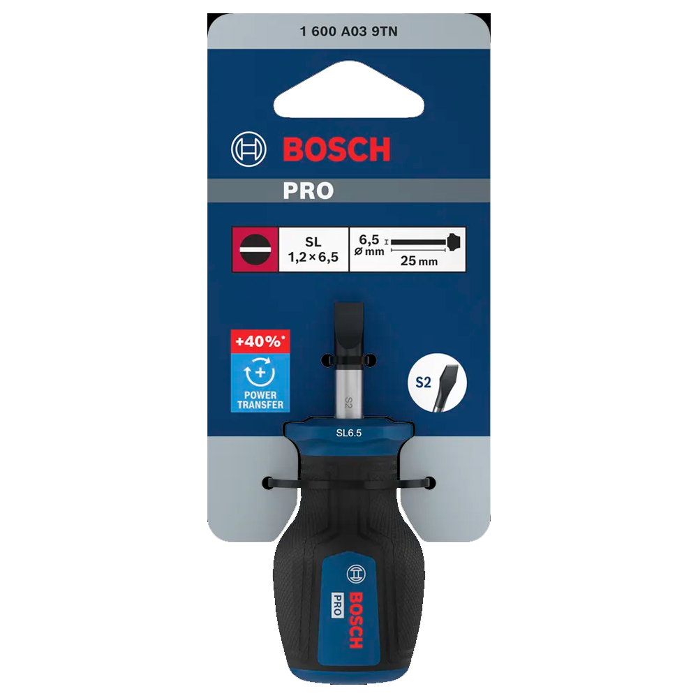 DESTORNILLADOR PRO CORTO BOSCH SL 1.2X6.5X25 MM 1600A039TN - 2