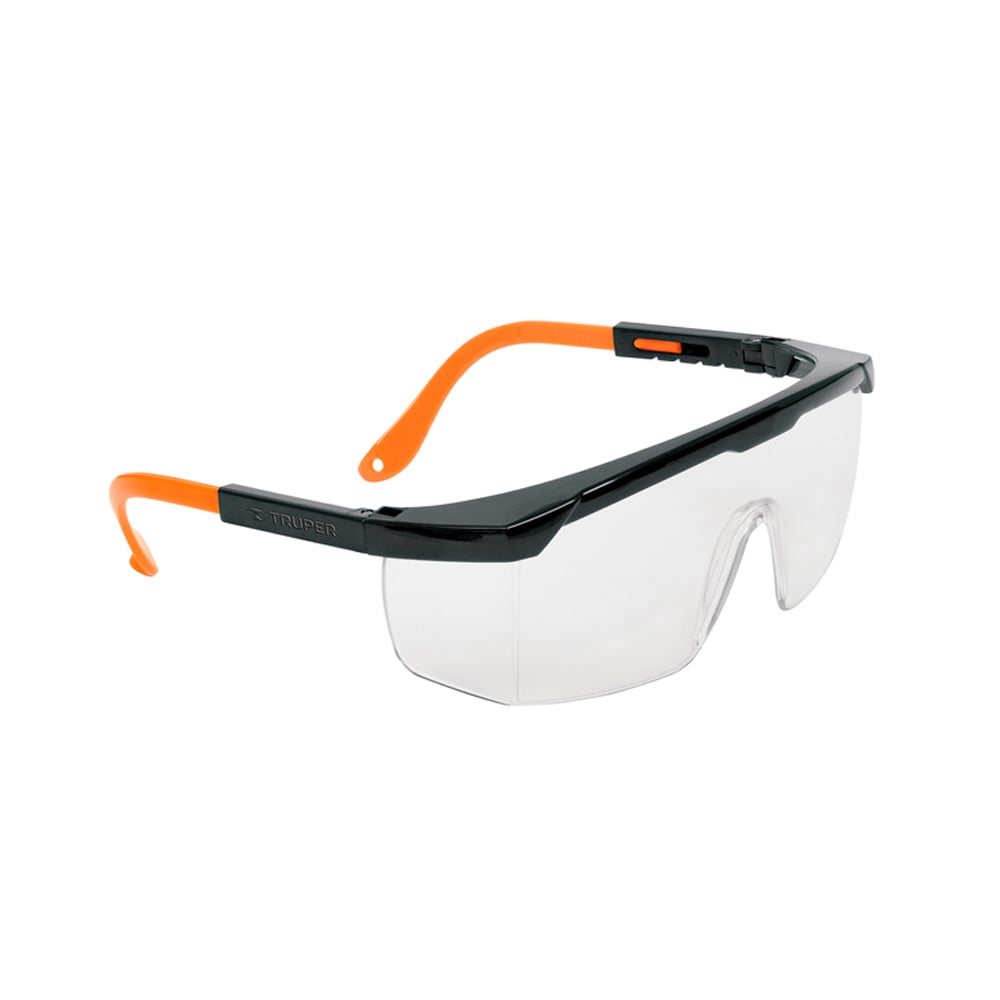 LENTES DE SEGURIDAD AJUSTABLES CLAROS C/ANTIEMPAÑO CLASSIC - 1