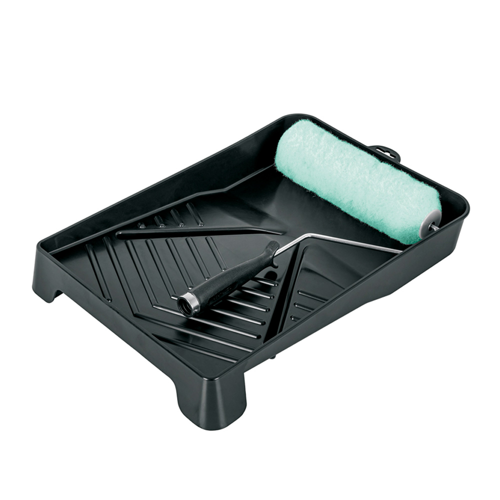 KIT DE RODILLO PARA PINTAR 9' MANERAL BANDEJA Y FELPA TRUPER - 1