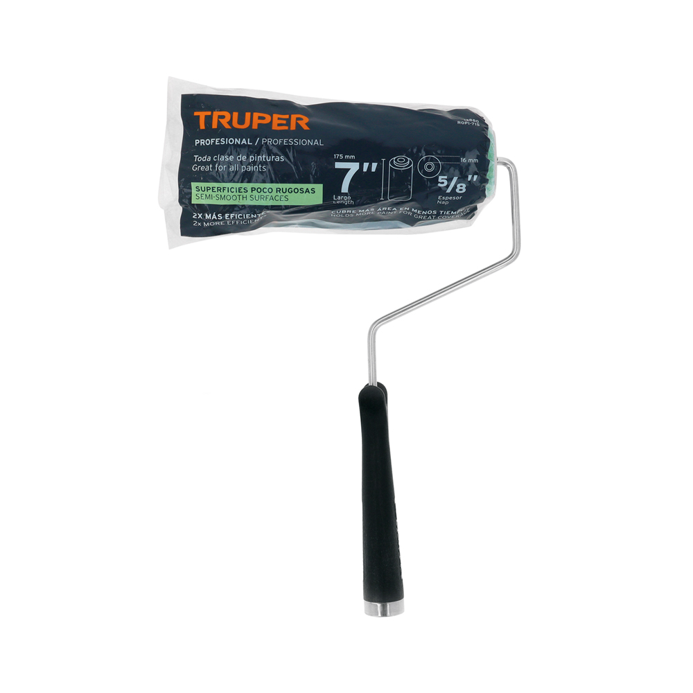 RODILLO PARA PINTAR 7' X 5/8' SUPERFICIES LISAS TRUPER - 5