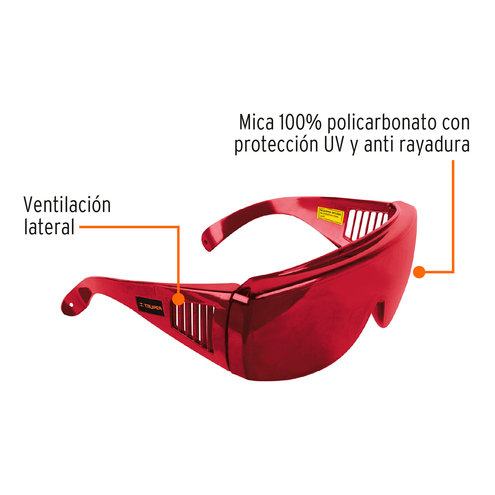 LENTES DE SEGURIDAD PARA LÁSER ROJO TRUPER LEN-NL - 2