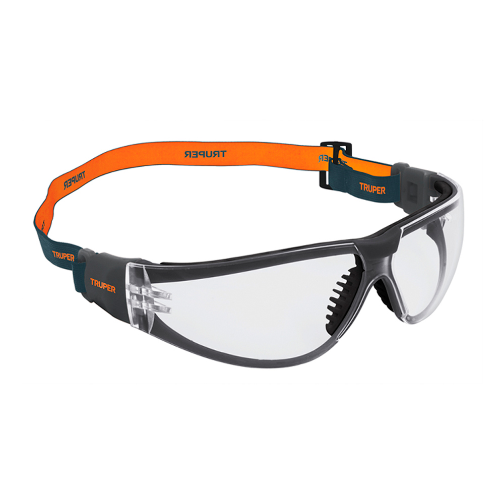 LENTES DE SEGURIDAD TRANSPARENTE CON BANDA ELÁSTICA ACTIVE - 1