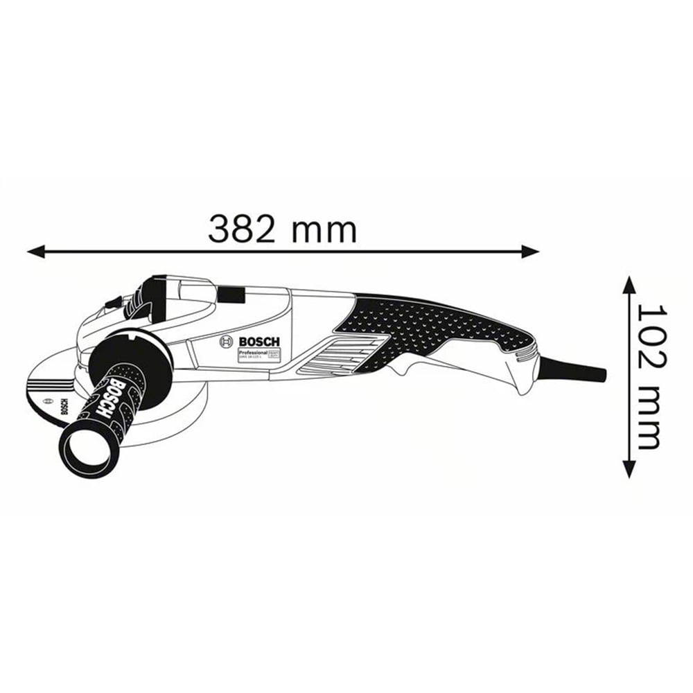 AMOLADORA 4 1/2 BOSCH GWS 18-125 PL 1800W ALEMAN - 3