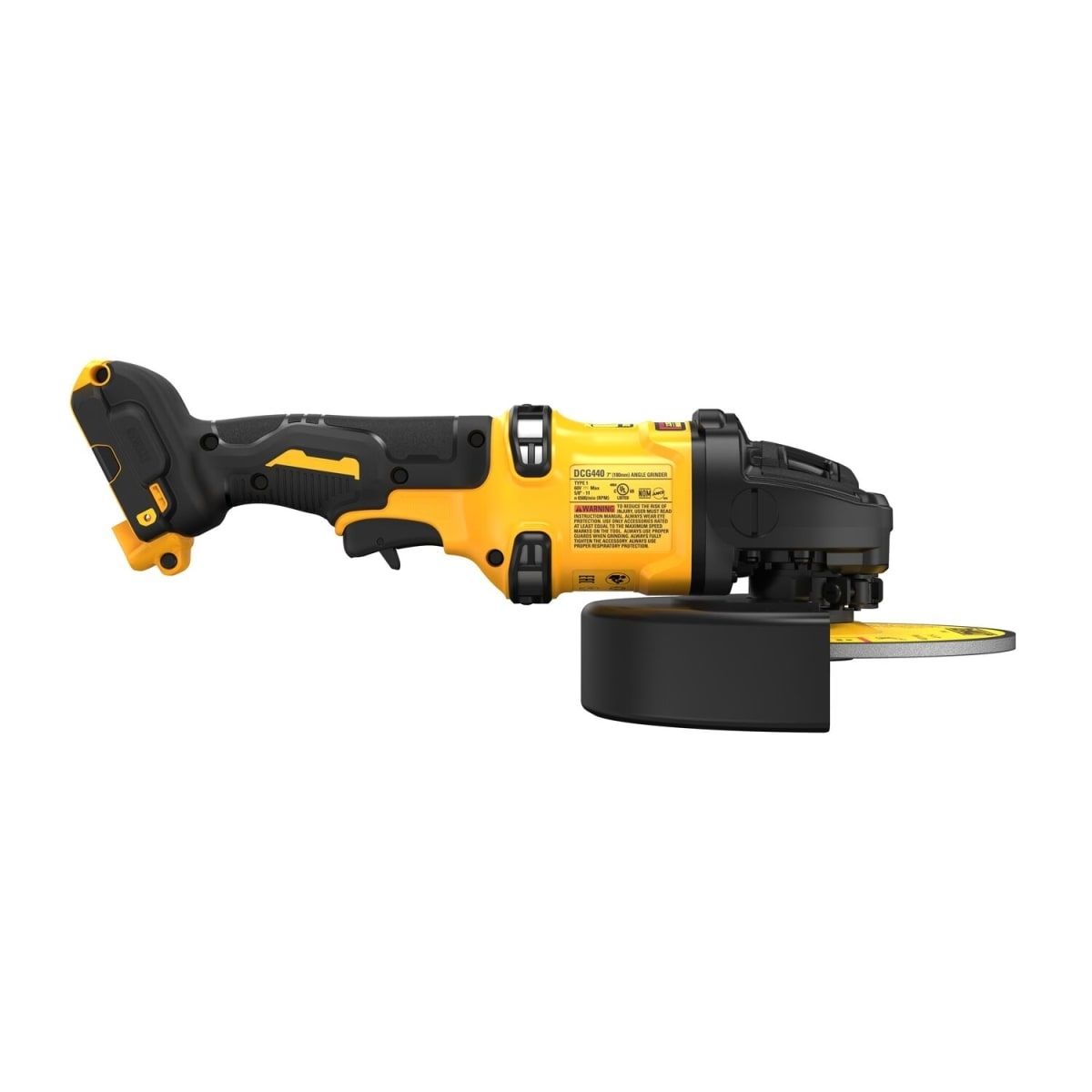 AMOLADORA FLEXVOLT XR 7' 60V BL BARETOOL DEWALT DCG440B-B2 - 3