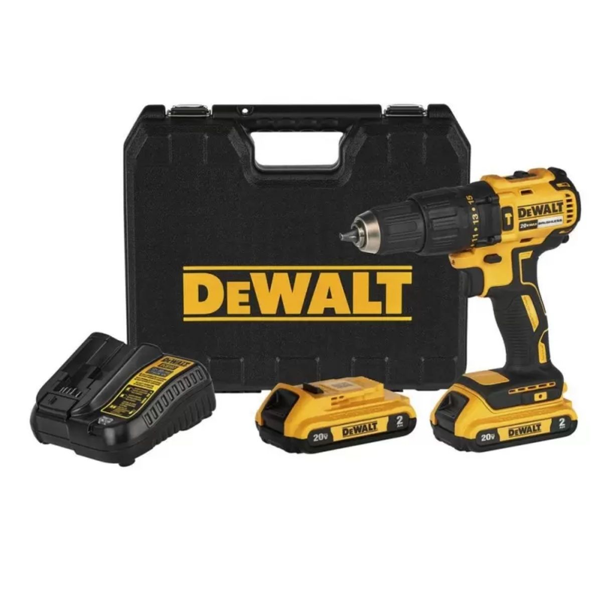 TALADRO PERCUTOR BL XR 1/2' 20V + BAT DEWALT DCD7781D2-B2 - 1