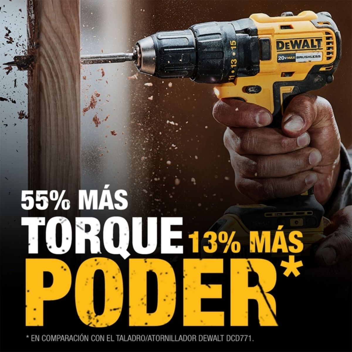 TALADRO ATORNILLADOR XR 1/2' 20V + BAT DEWALT DCD7771D2-B2 - 6