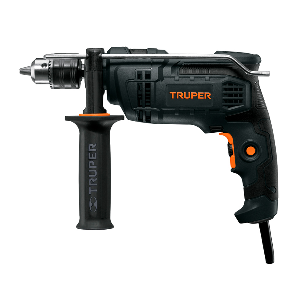 TALADRO PERCUTOR INDUSTRIAL 1/2' DE 650 W 220 V TRUPER - 1