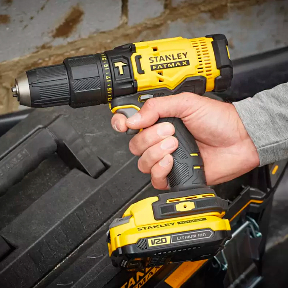 KIT TALADRO PERCUTOR 1/2' 20V BRUSHLESS SBD715C2K-B2 STANLEY - 5