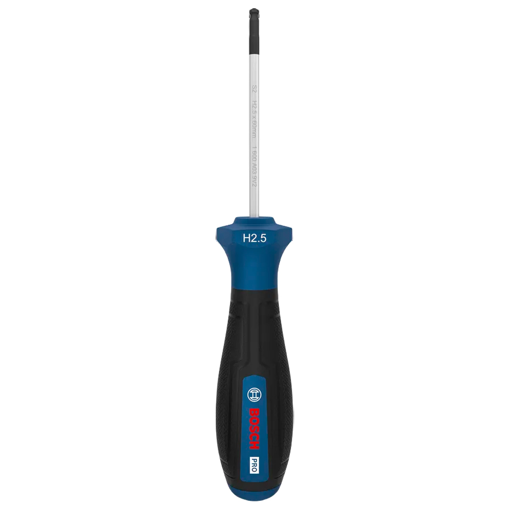 DESTORNILLADOR PRO HEXAGONAL BOSCH H2.5 X 60 MM 1600A039ST - 1