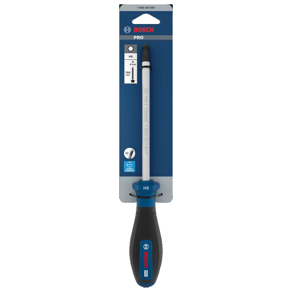 DESTORNILLADOR PRO HEXAGONAL BOSCH H8 X 150 MM 1600A039SY - 2