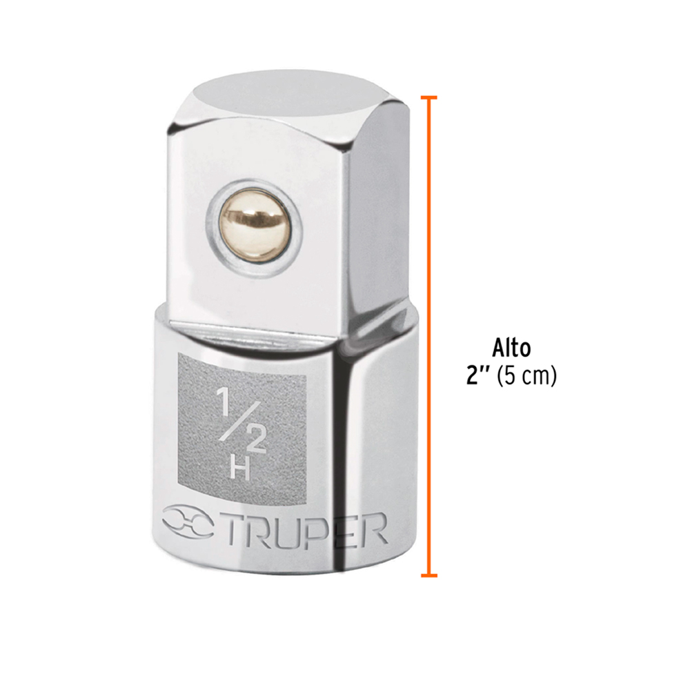 ADAPTADOR PARA RATCHET DE ENCASTRE 1/2 A ENCASTRE 3/4 TRUPER - 3