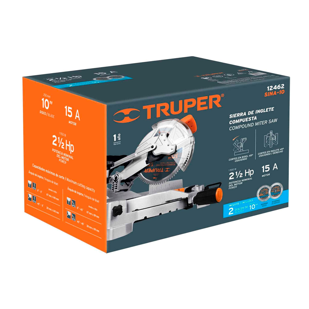 SIERRA INGLETEADORA 10 1800 W TRUPER 17278' - 3