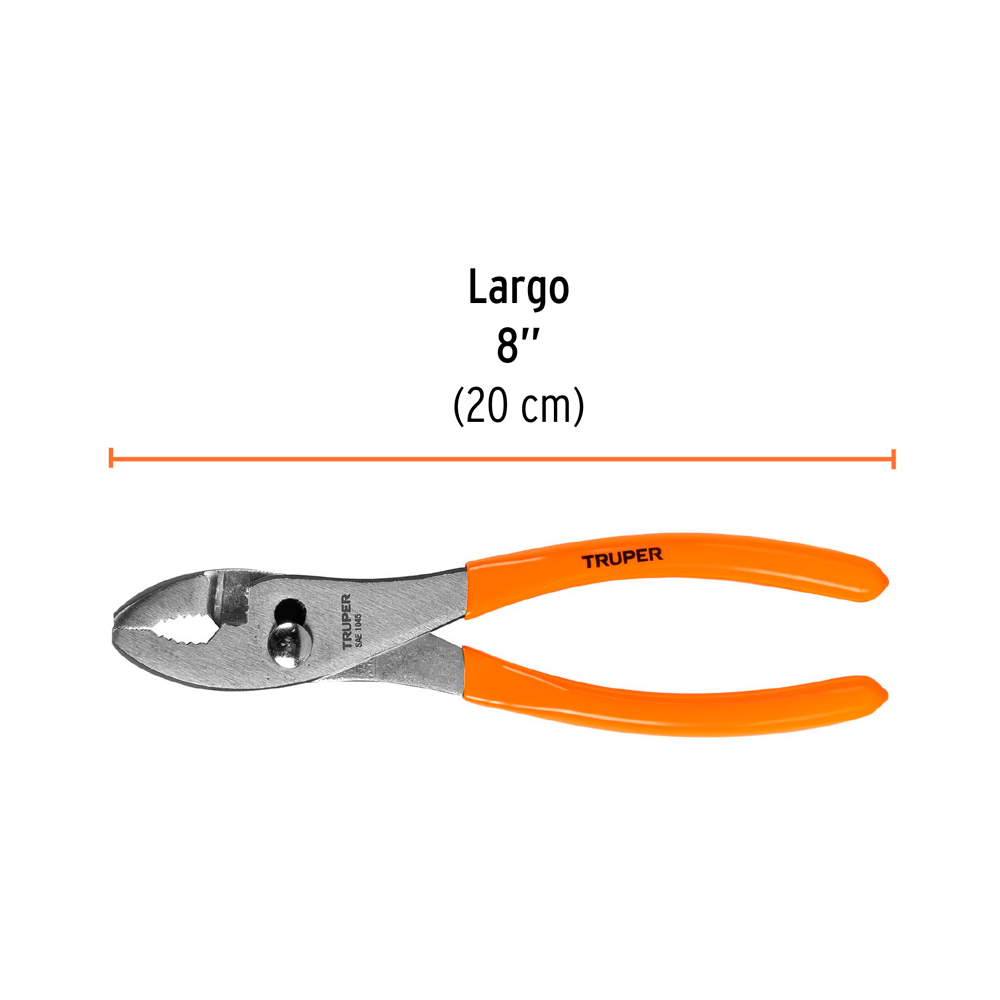 ALICATE DE MECÁNICO 8' MANGO DE PVC TRUPER - 3