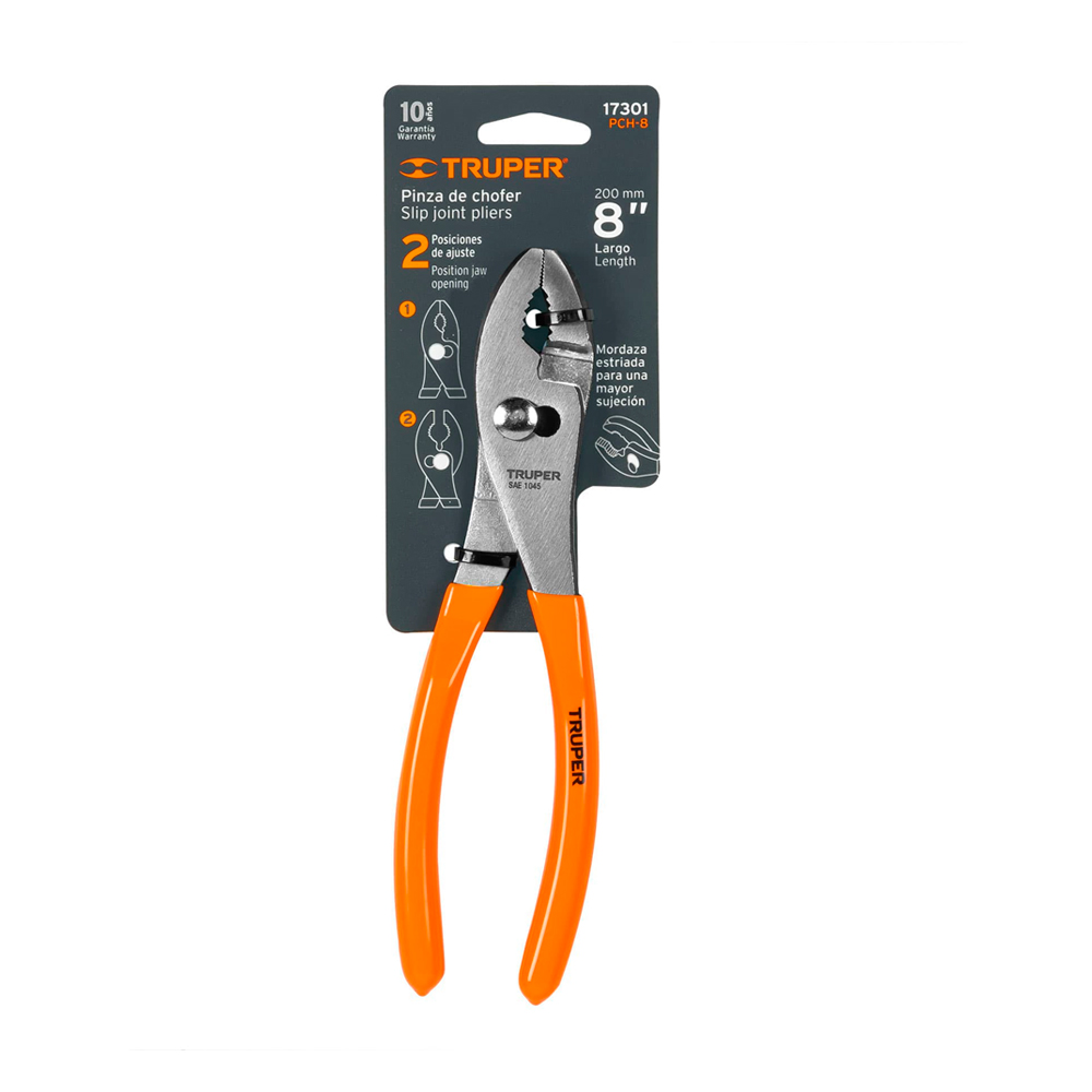 ALICATE DE MECÁNICO 8' MANGO DE PVC TRUPER - 4