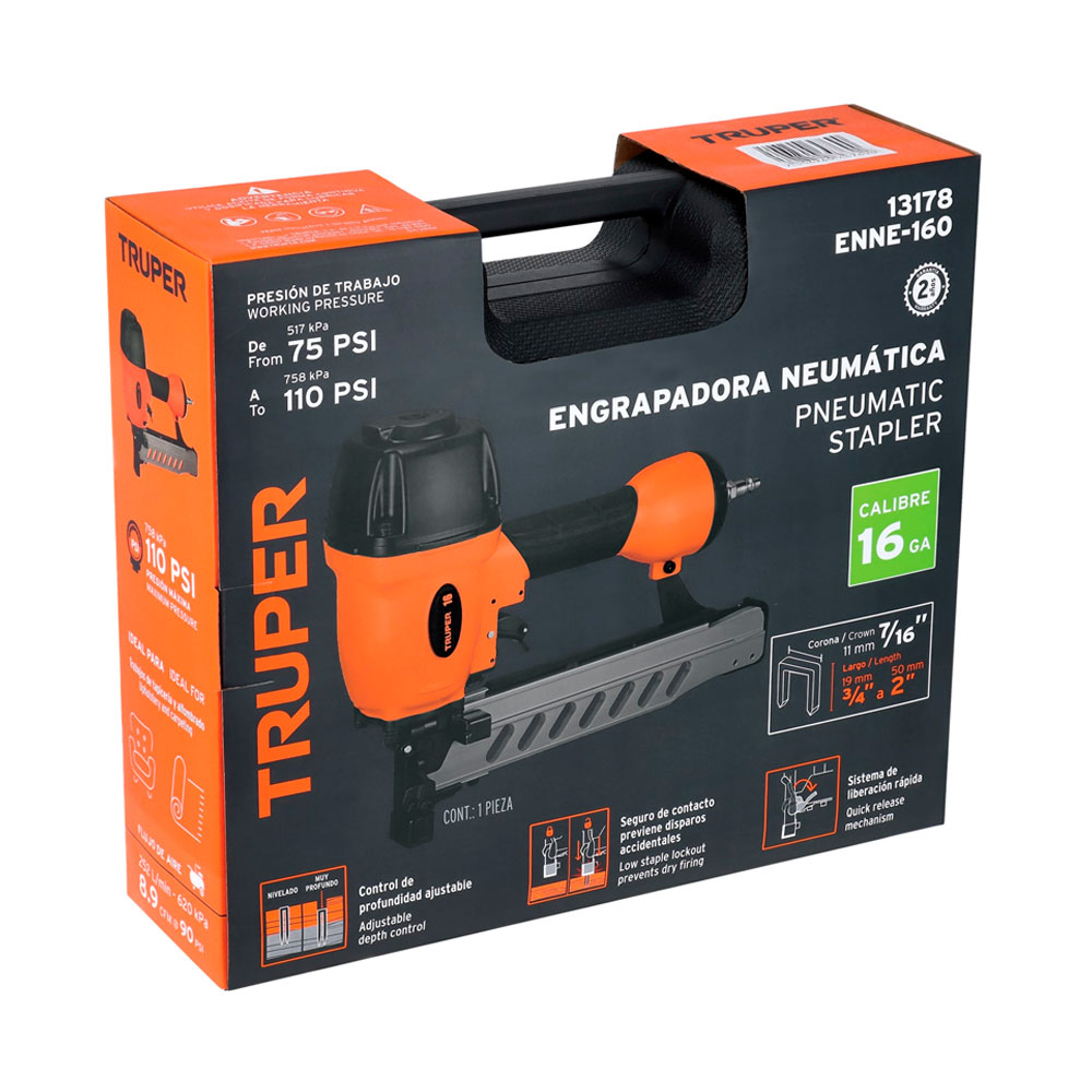 ENGRAPADORA NEUMÁTICA CALIBRE 16 TRUPER - 4