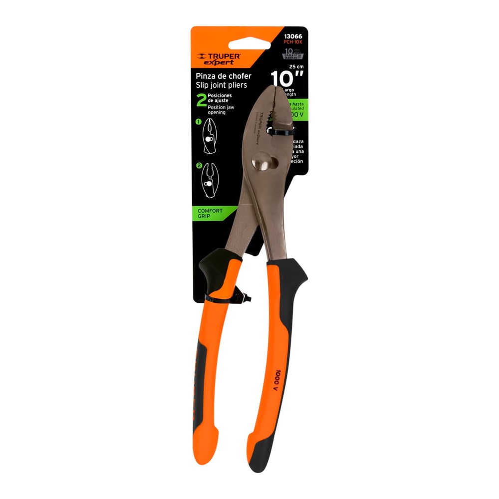 ALICATE DE MECÁNICO 10' MANGO COMFORT GRIP TRUPER EXPERT - 4