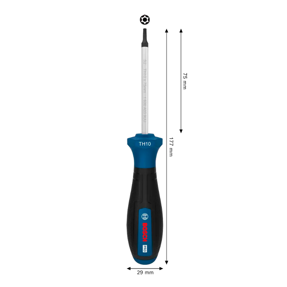 PRO DESTORNILLADOR TX10 X 75 MM BOSCH - 5