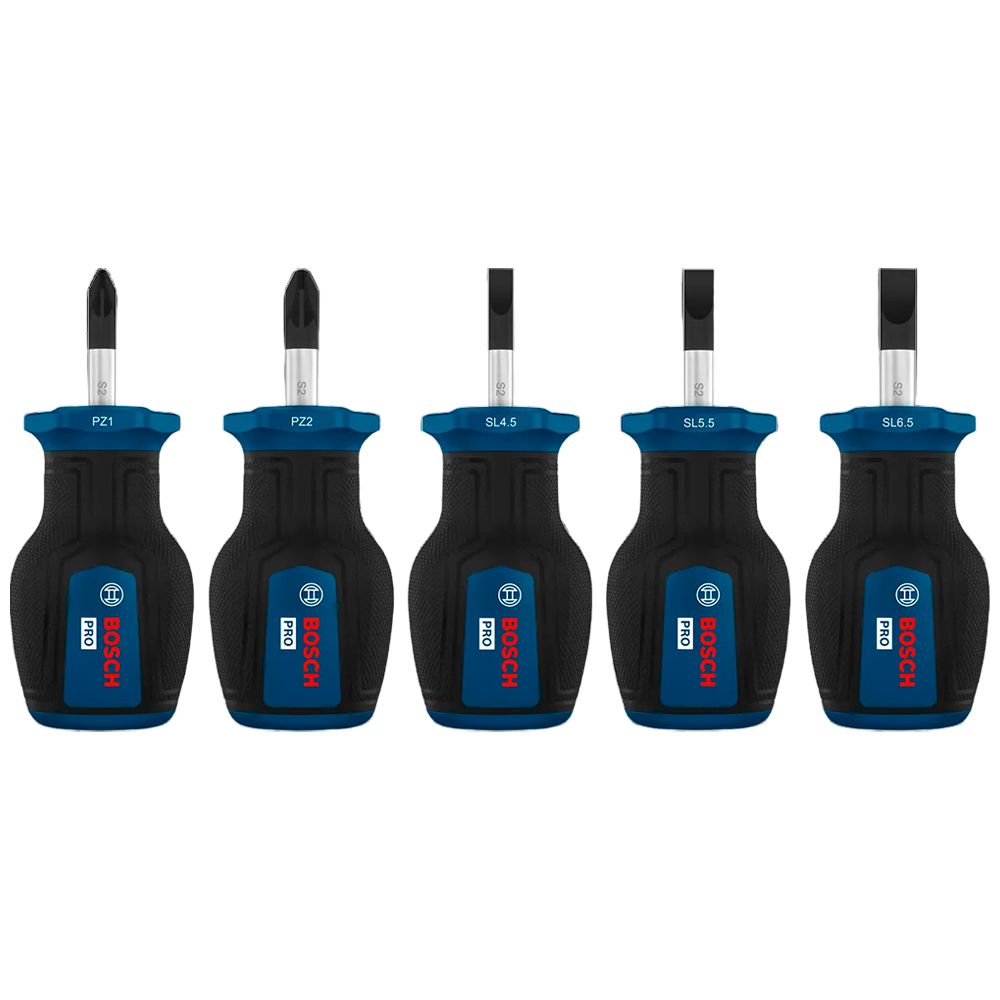 JUEGO DESTORNILLADOR PRO BOSCH CORTO PZ/SL X 5 PZ 1600A03HU7 - 2