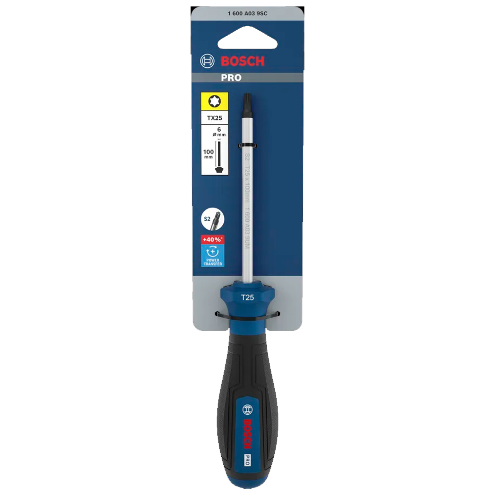 DESTORNILLADOR PRO BOSCH TX25 X 100 MM 1600A039SC - 2