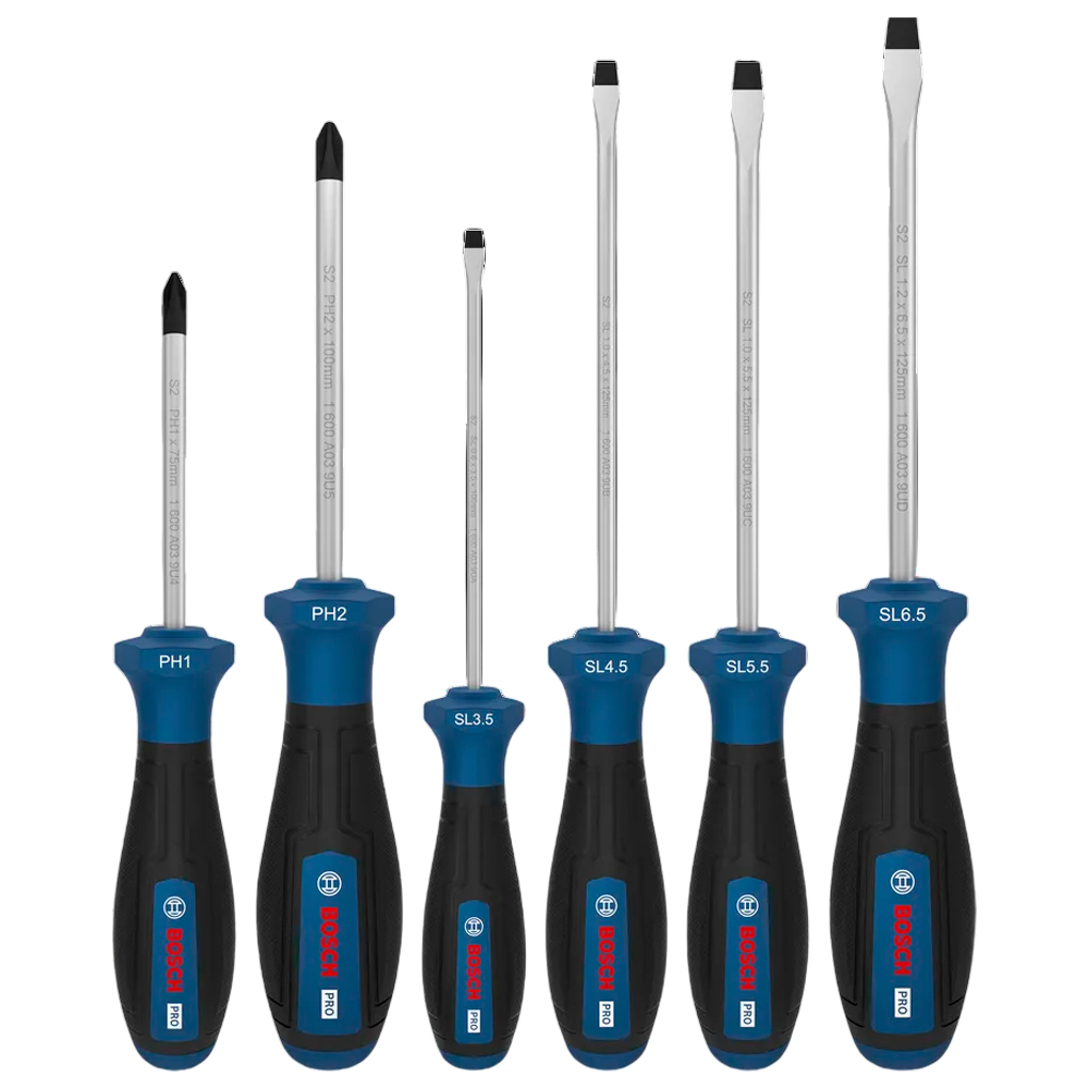JUEGO DESTORNILLADOR PRO BOSCH PH/SL X 6 PZ 1600A039PE - 2