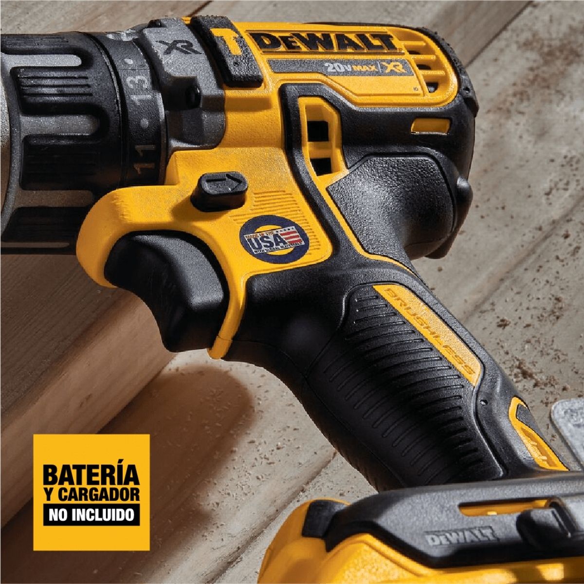 TALADRO PERCUTOR 1/2' 20V XR BL 70NM SB DEWALT DCD796B-B3 - 4