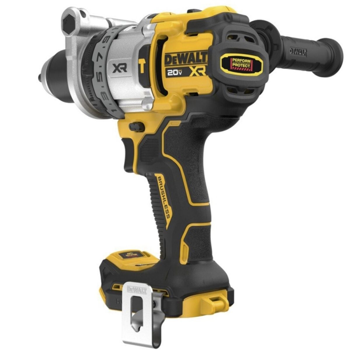 TALADRO PERCUTOR 1/2' 20V XR BL BARETOOL DEWALT DCD1007B-B3 - 4