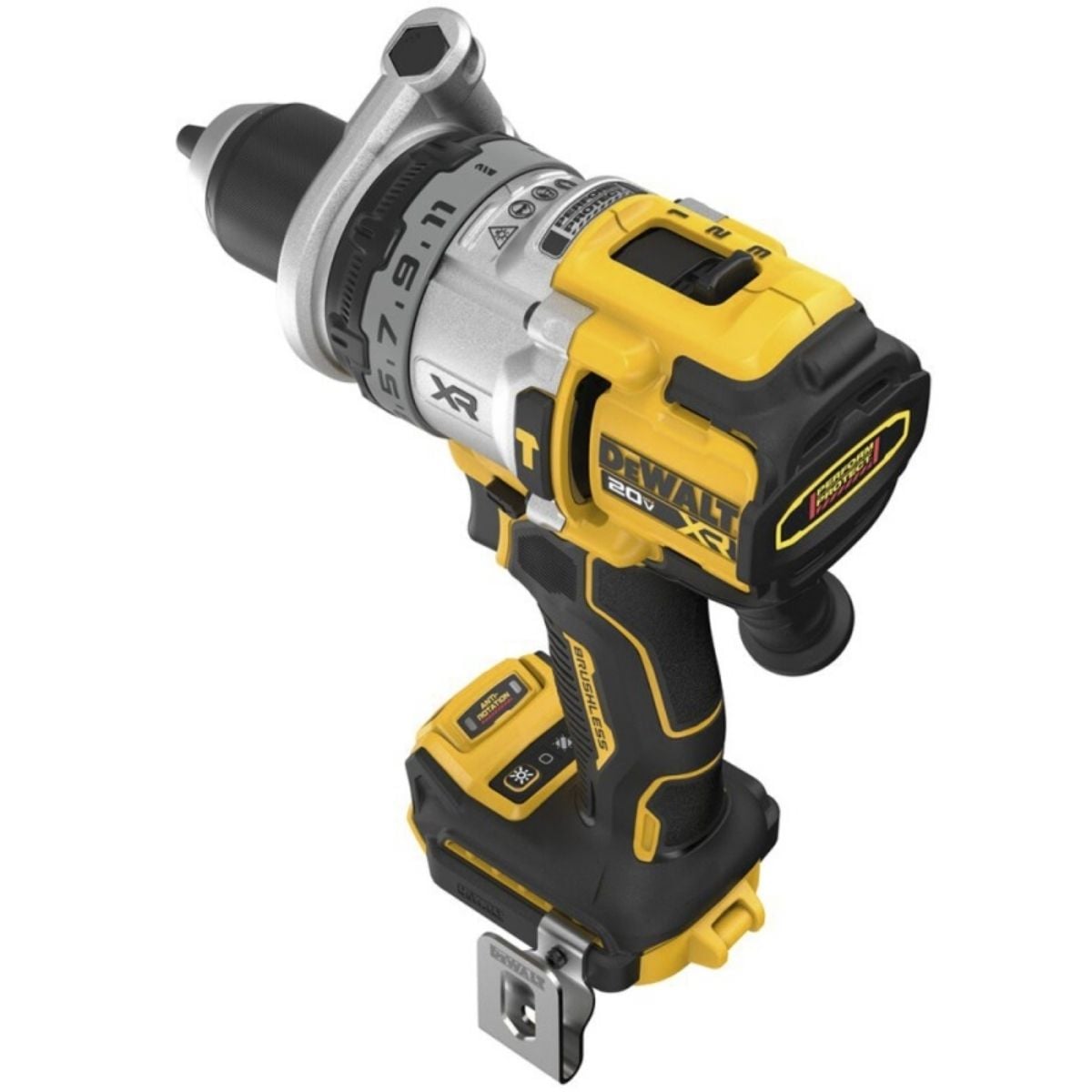 TALADRO PERCUTOR 1/2' 20V XR BL BARETOOL DEWALT DCD1007B-B3 - 5