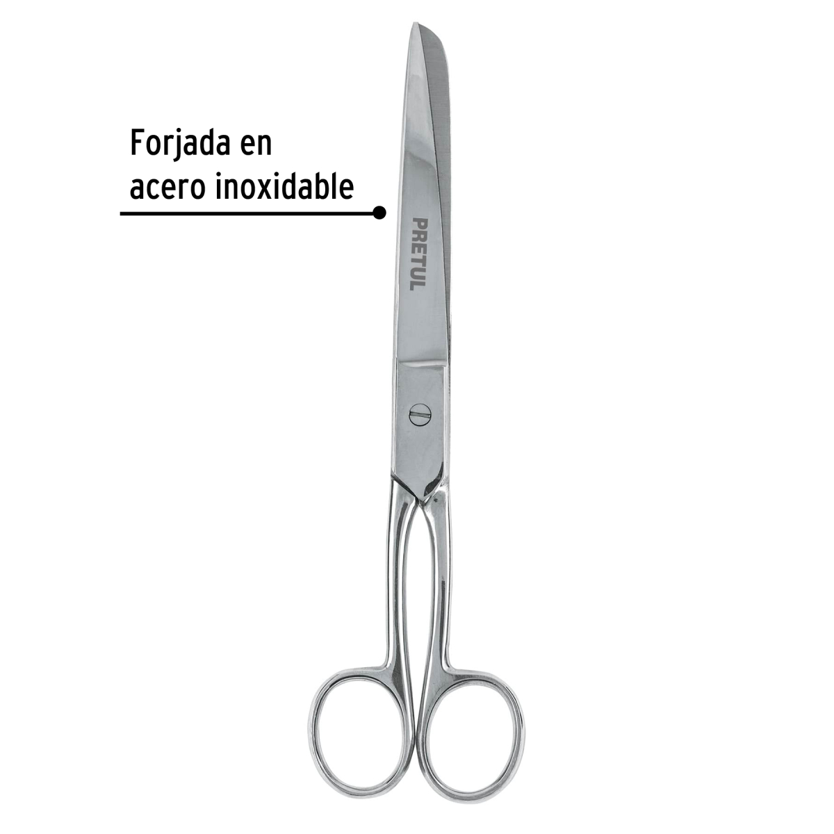 TIJERA PARA COSTURA 8' ACERO INOXIDABLE PRETUL TP-8642-8 - 4