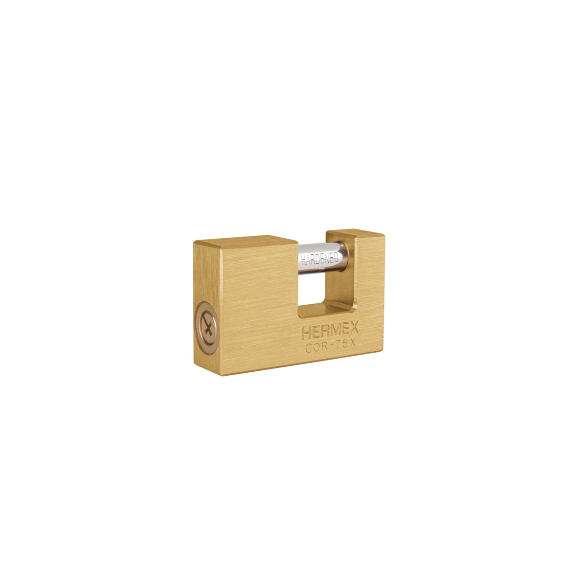CANDADO ANTIPALANCA 75 MM LLAVE TETRA HERMEX COR-75X - 1