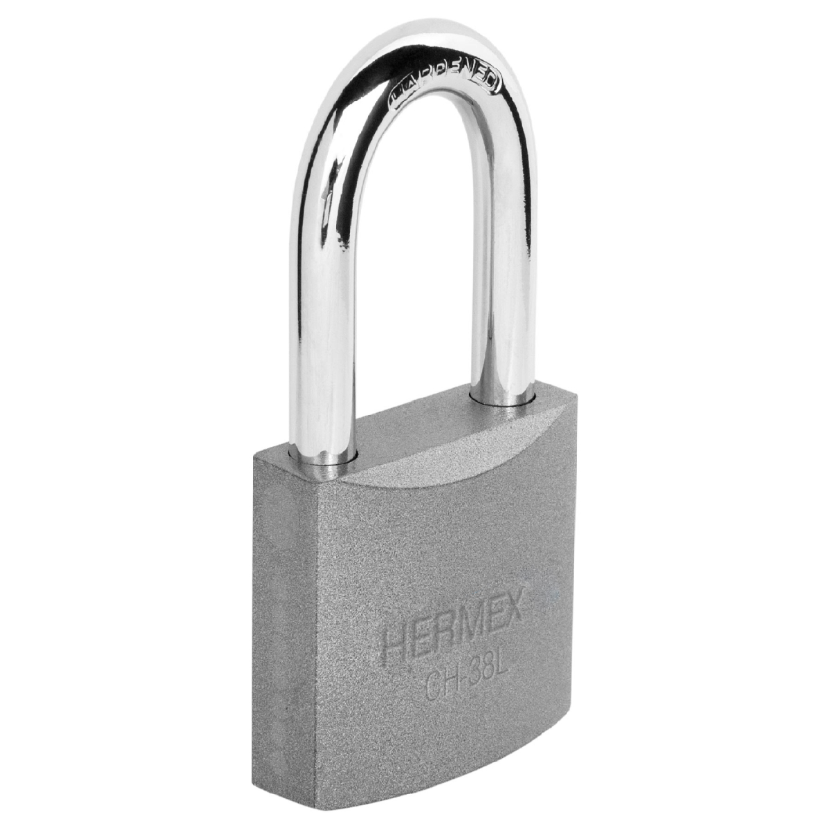 CANDADO DE HIERRO 38 MM ARCO LARGO HERMEX CH-38L - 1
