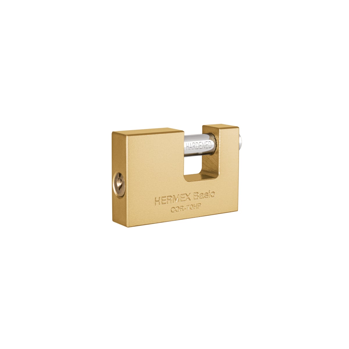 CANDADO ANTIPALANCA 70 MM HIERRO HERMEX BASIC COR-70HP - 1