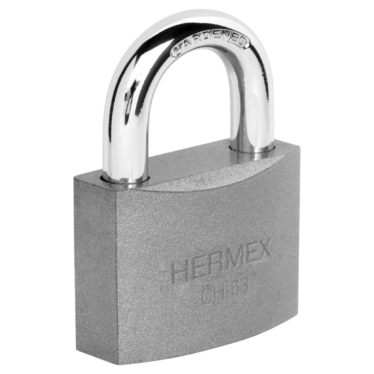 CANDADO DE HIERRO 63 MM ARCO CORTO HERMEX CH-63 - 1