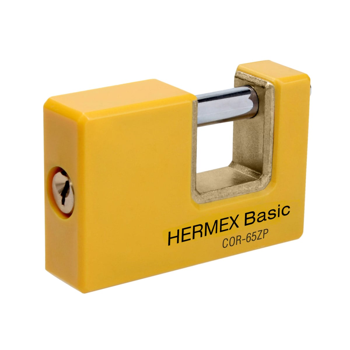 CANDADO ANTIPALANCA 65 MM METÁLICO HERMEX BASIC COR-65ZP - 1