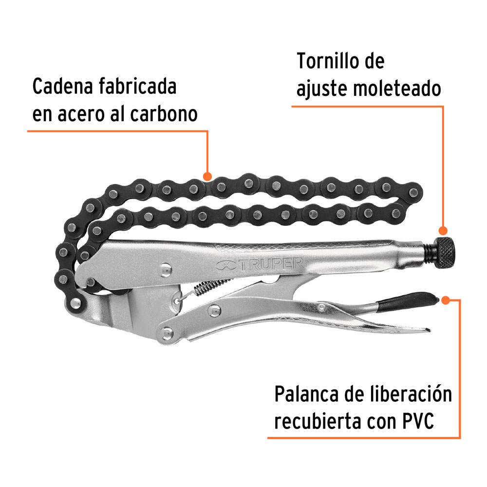 ALICATE DE PRESIÓN 8' DE CADENA TRUPER - 2