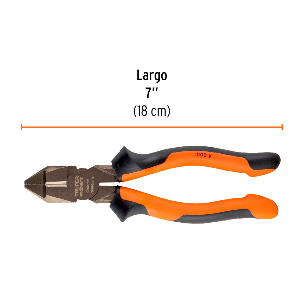 ALICATE UNIVERSAL PROFESIONAL 7' MANGO COMFORT GRIP TRUPER EXPERT - 3
