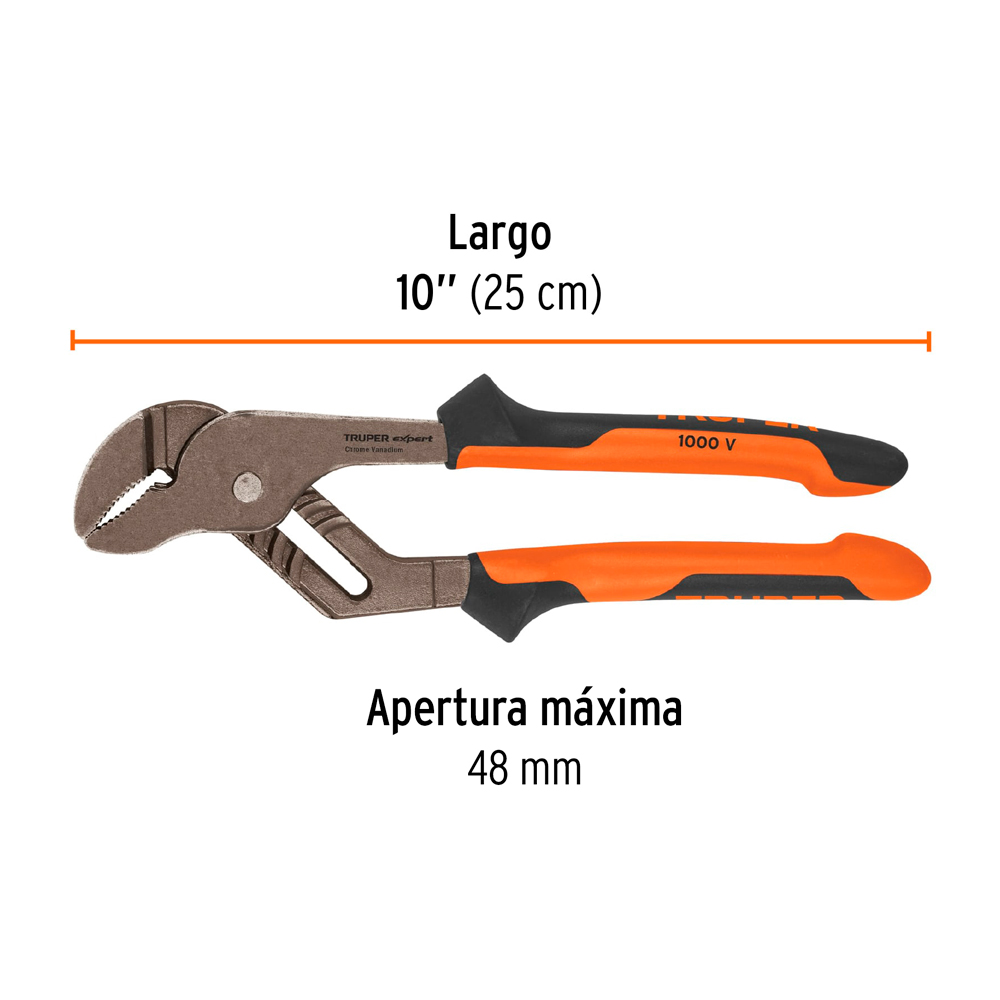ALICATE PICOLORO 10' MANGO COMFORT GRIP TRUPER EXPERT - 3
