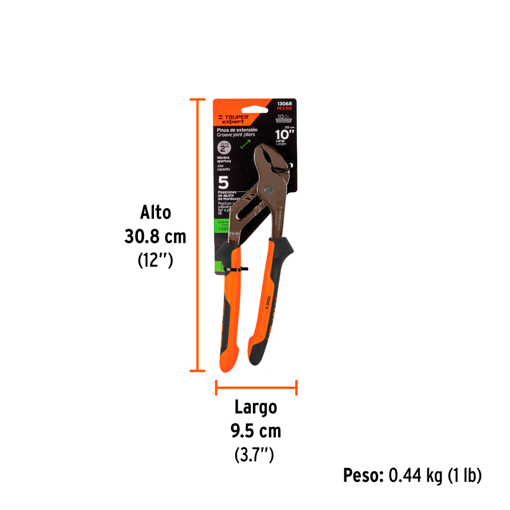 ALICATE PICOLORO 10' MANGO COMFORT GRIP TRUPER EXPERT - 5