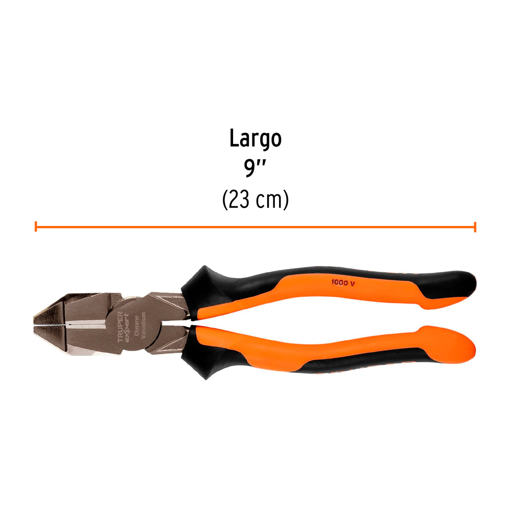 ALICATE UNIVERSAL PROFESIONAL 9' MANGO COMFORT GRIP TRUPER EXPERT - 3