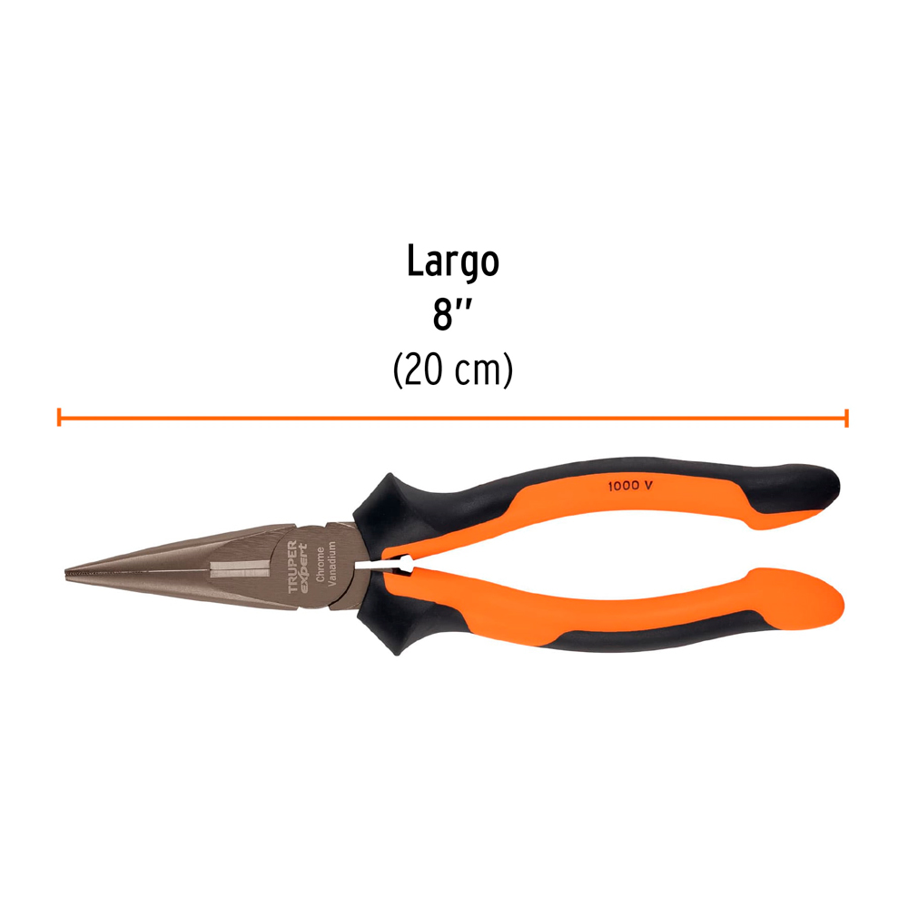 ALICATE DE PUNTA Y CORTE 8' MANGO COMFORT GRIP TRUPER EXPERT - 3