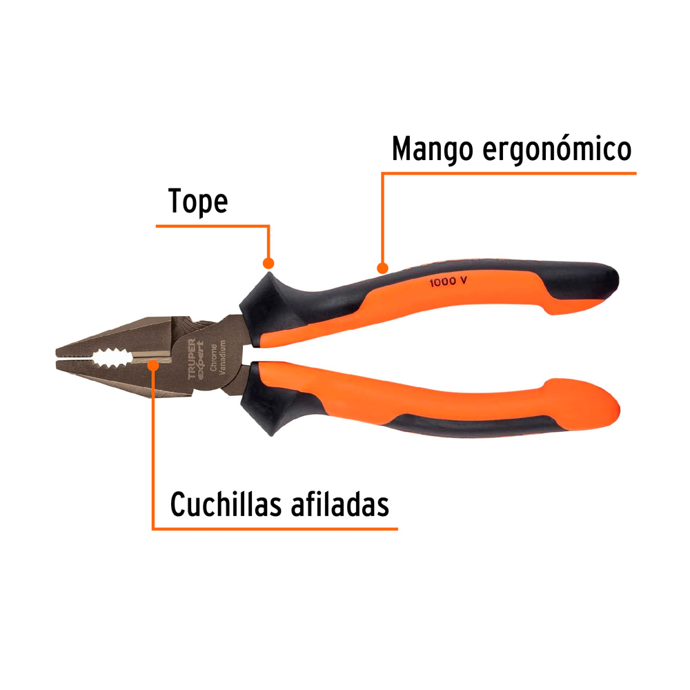 ALICATE UNIVERSAL 7' MANGO COMFORT GRIP TRUPER EXPERT - 2