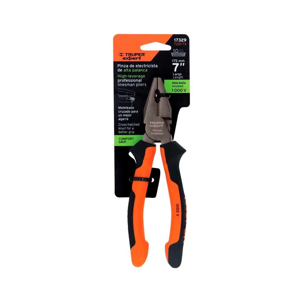 ALICATE UNIVERSAL 7' MANGO COMFORT GRIP TRUPER EXPERT - 4